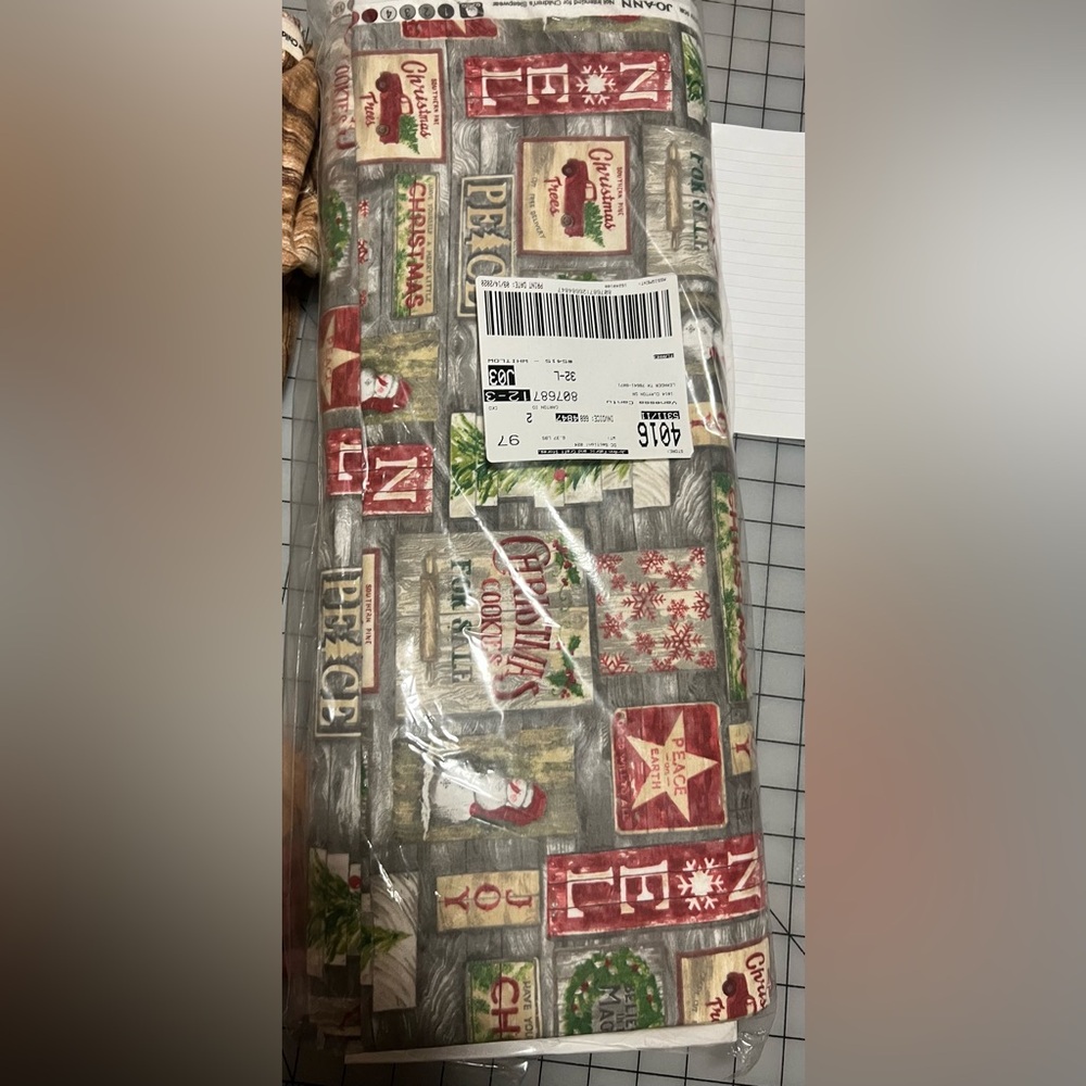 8 Yards Supper Snuggle Flannel Fabric Bolt Christmas cotton from Joanns New